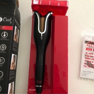 CHI Spin N Curl, Curling Iron For Healthy & Shiny Effortless Curls & Waves, Prov